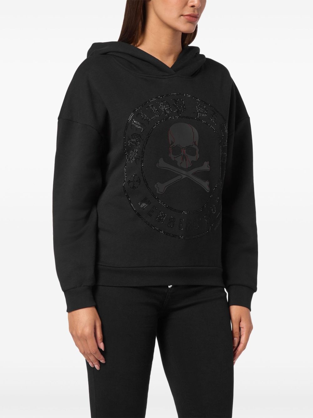 skull-print hoodie - 3