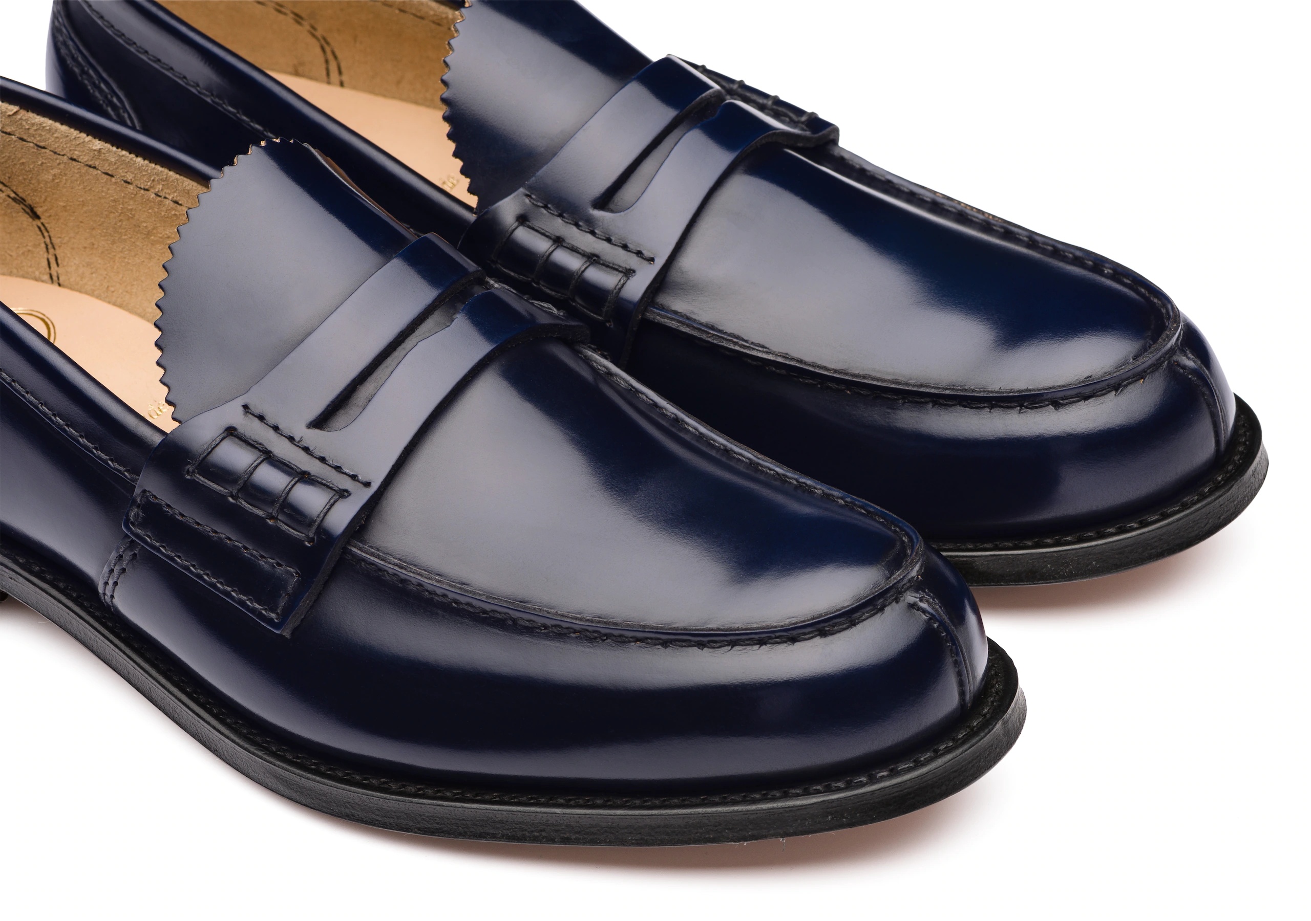 Tunbridge
Bookbinder Fumè Penny Loafer Navy - 4
