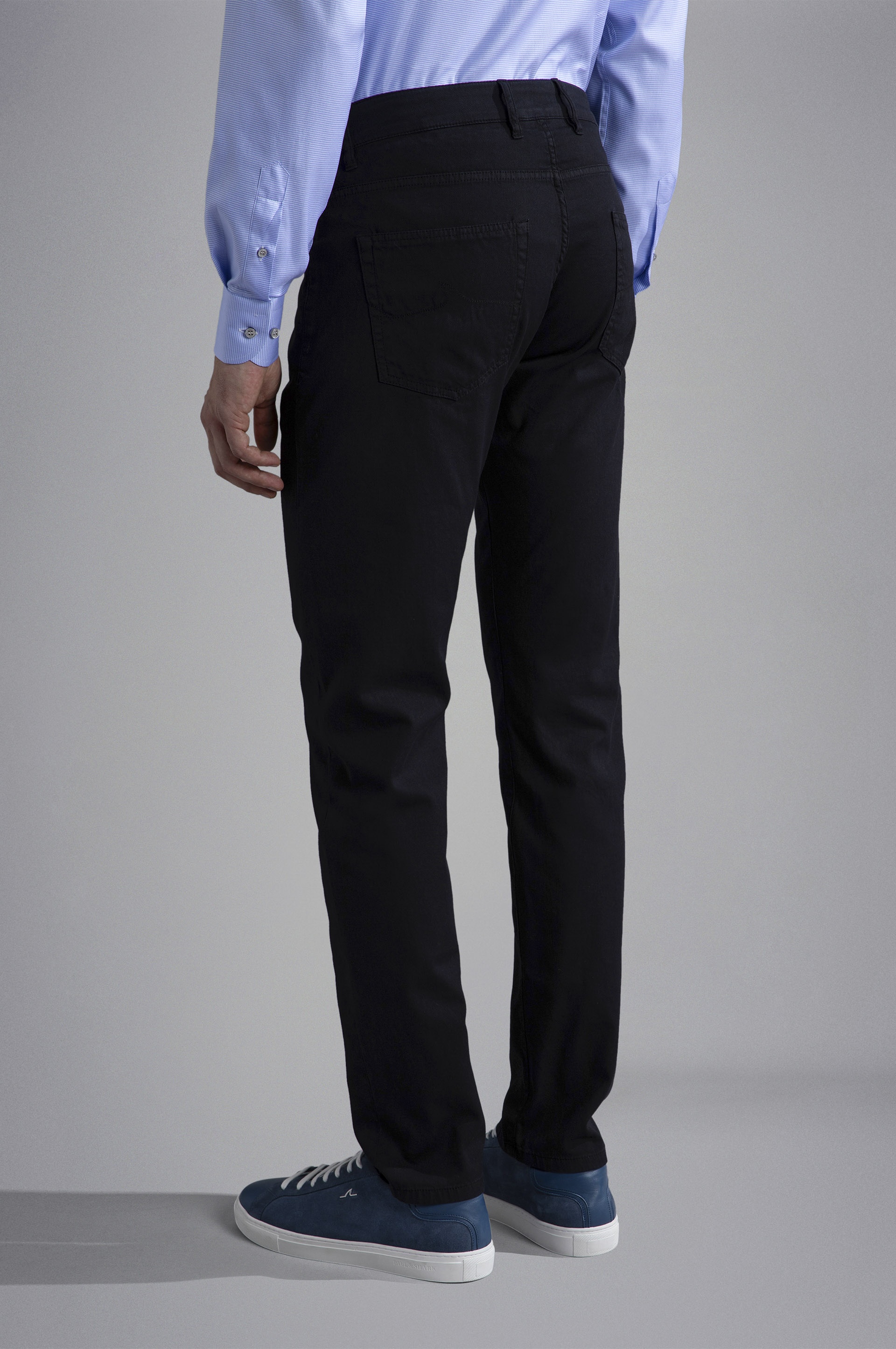 STRETCH COTTON 5 POCKETS TROUSERS - 3