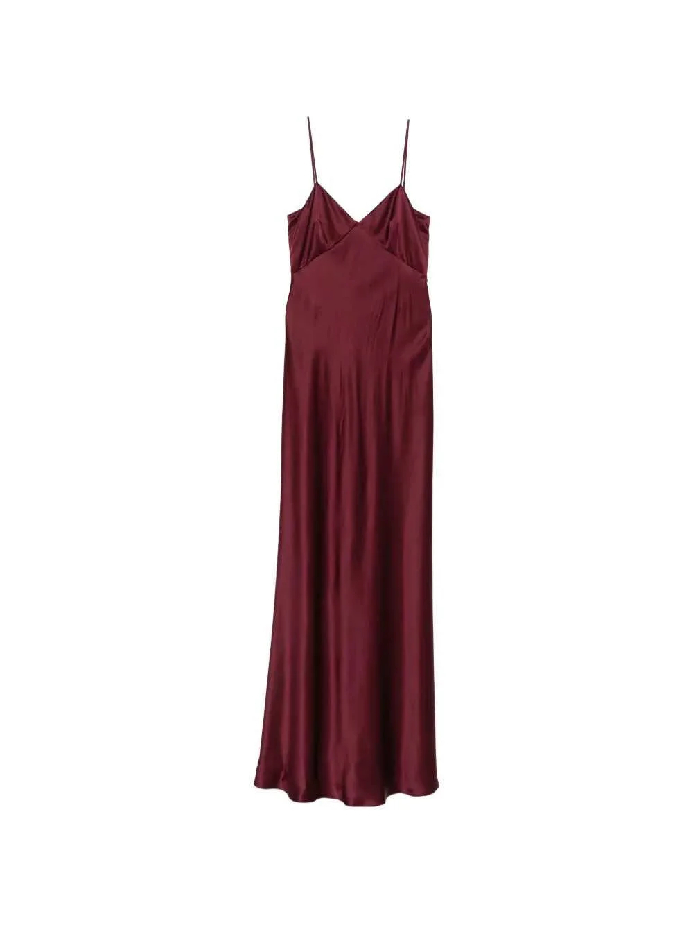 Max Mara Women Silk Satin Slip Dress - 1
