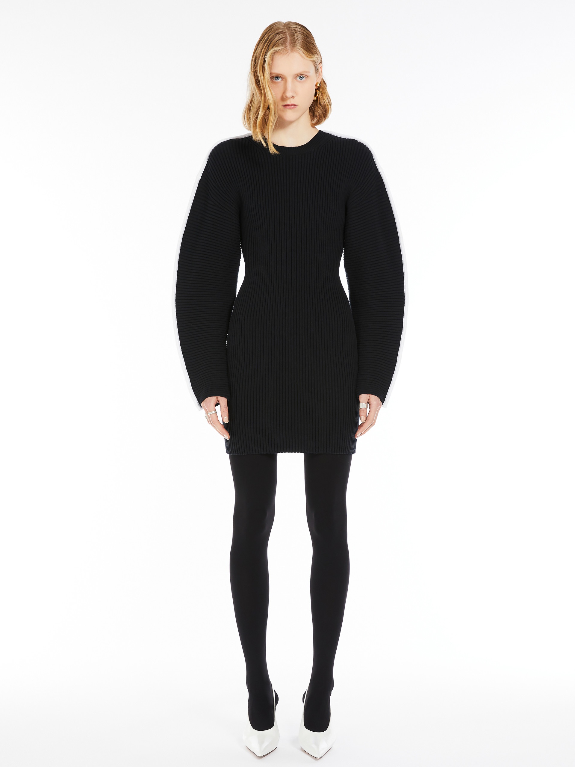 FRANK Stretch-cotton knit dress - 3