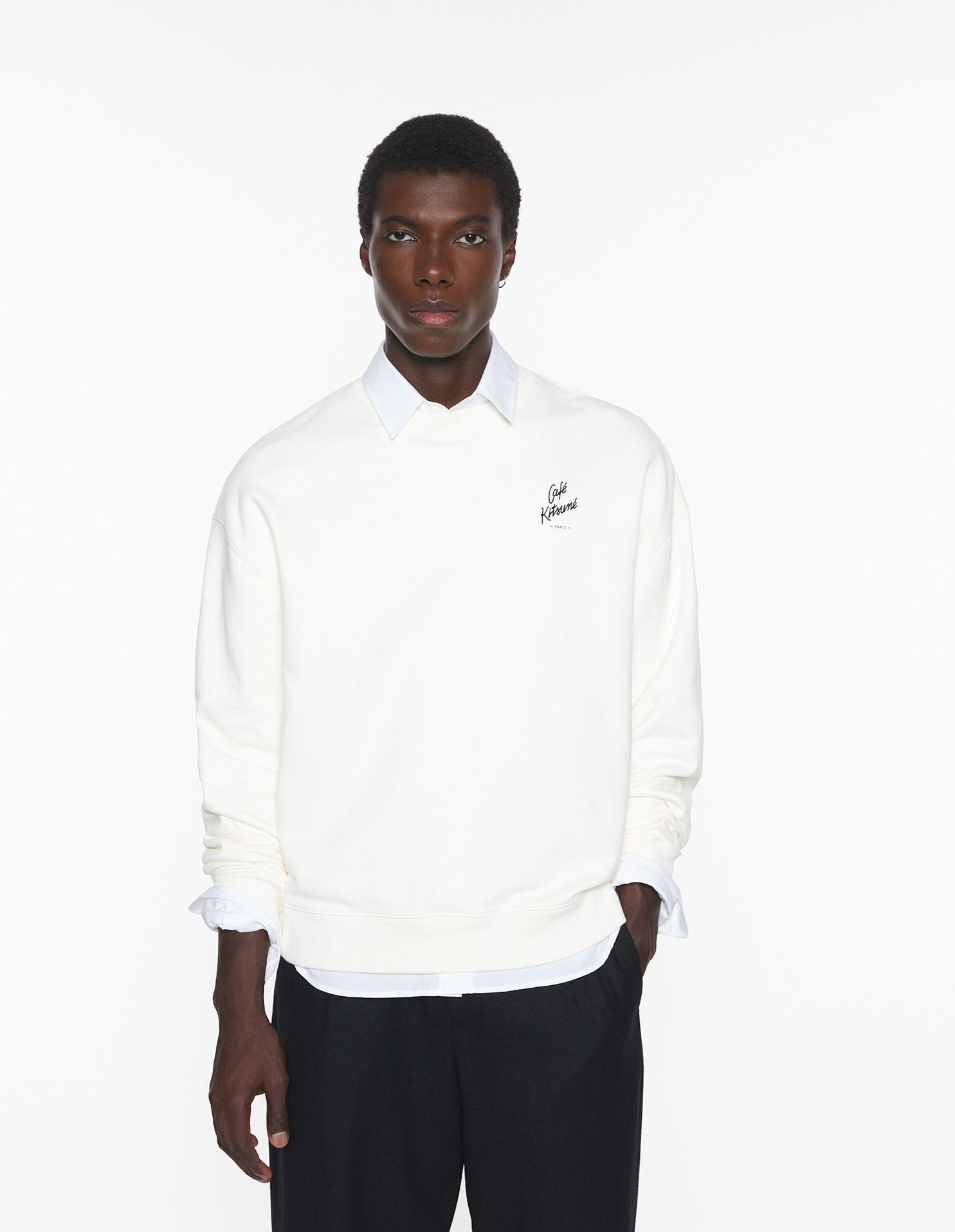 CAFE KITSUNE RELAX SWEATSHIRT - 6