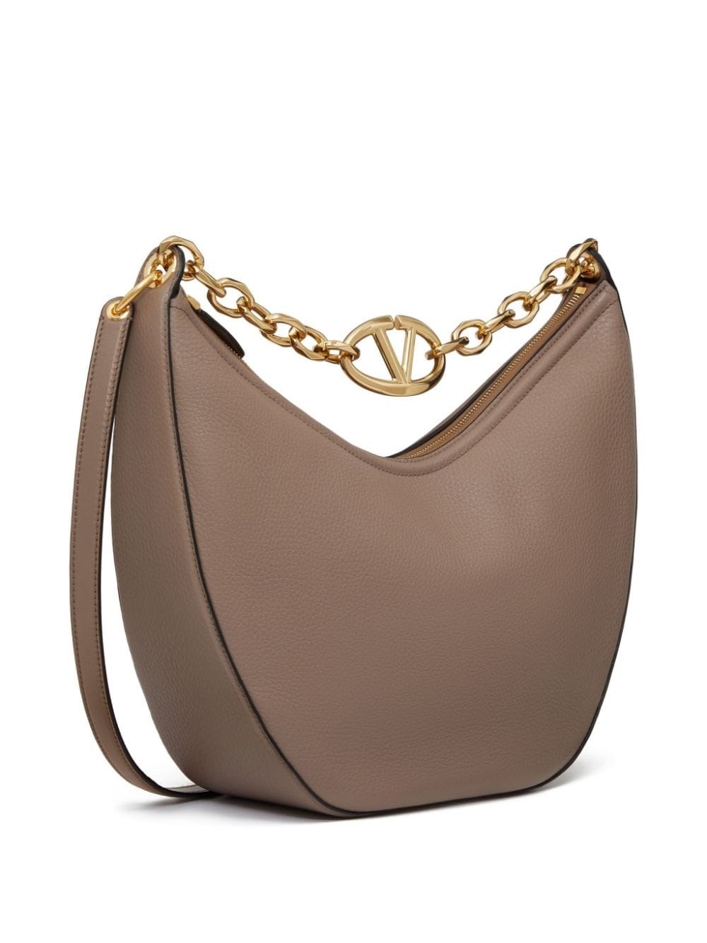 VLogo Moon medium leather shoulder bag - 6