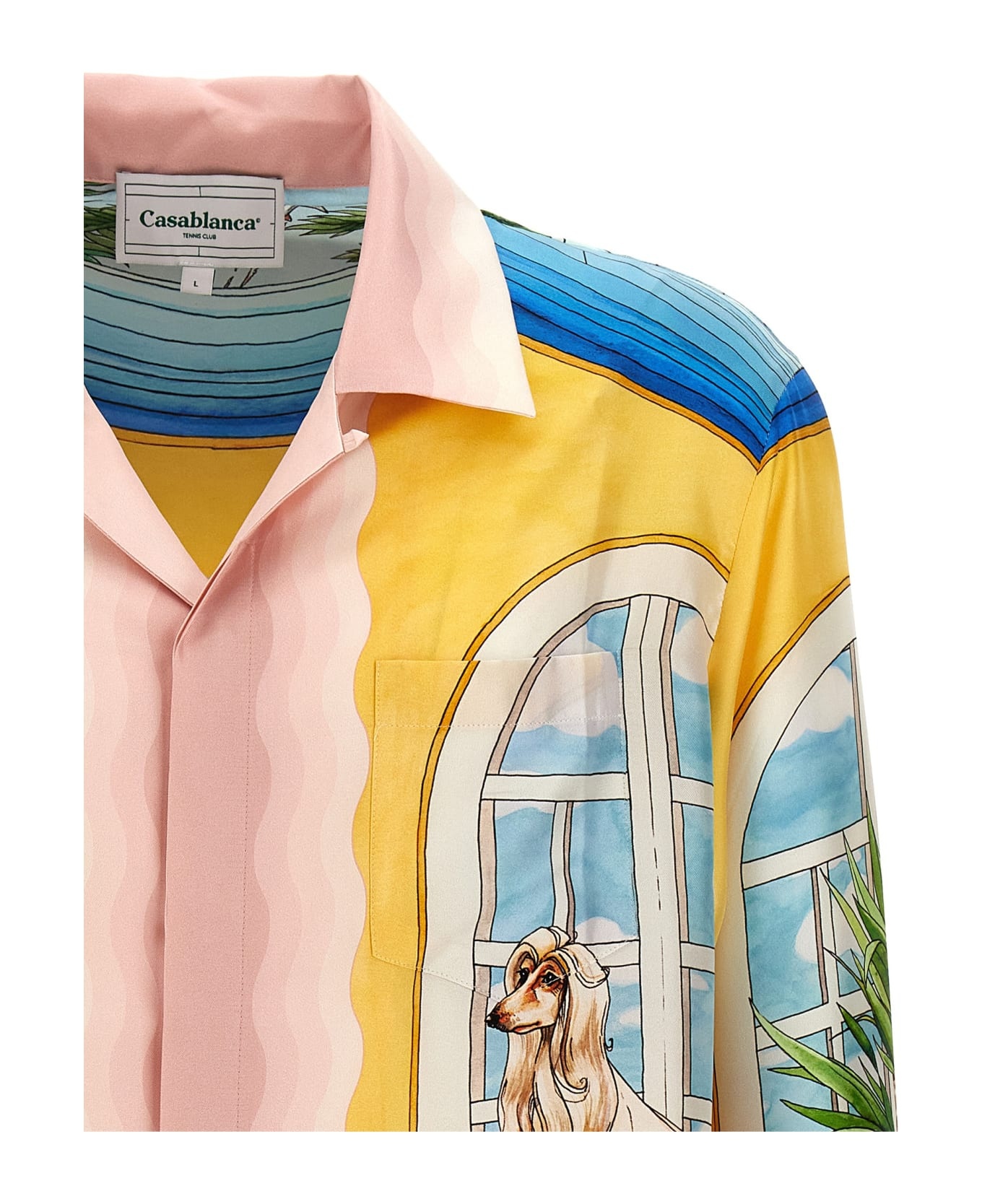 'appartement Dans Les Airs' Silk Shirt - 5