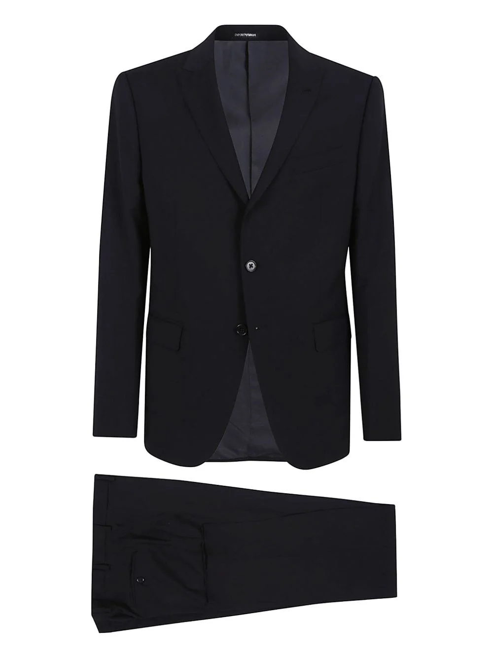 Wool single-breasted suit - 1