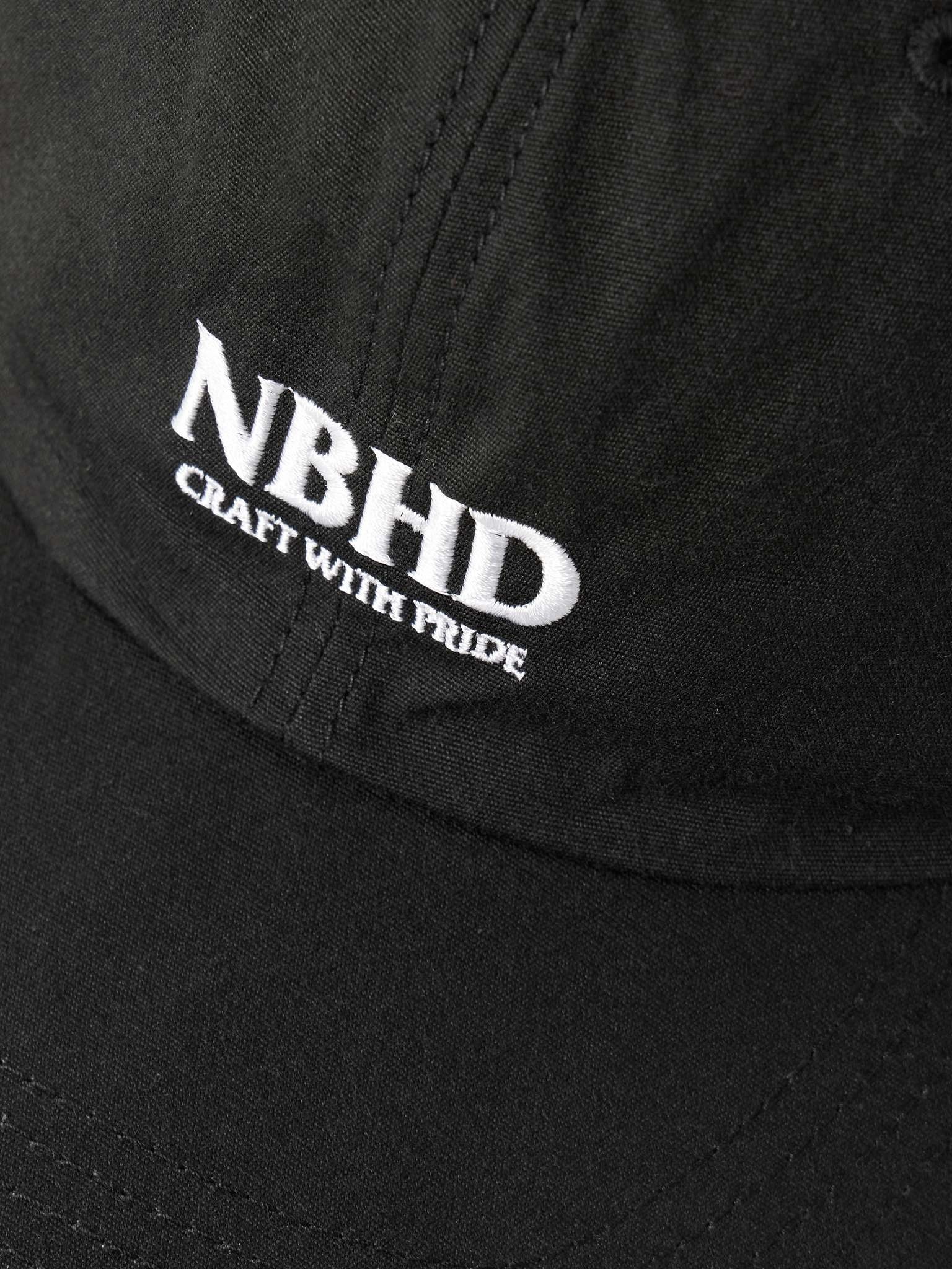 Dad Leather-Trimmed Logo-Embroidered Cotton Baseball Cap - 4
