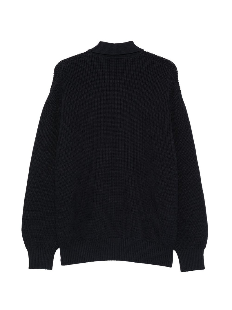 LACOSTE polo-collar sweater outlook