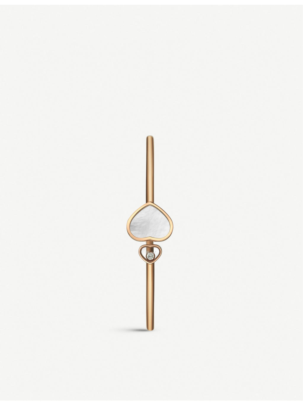 Happy Hearts 18ct rose-gold and diamond bracelet - 2
