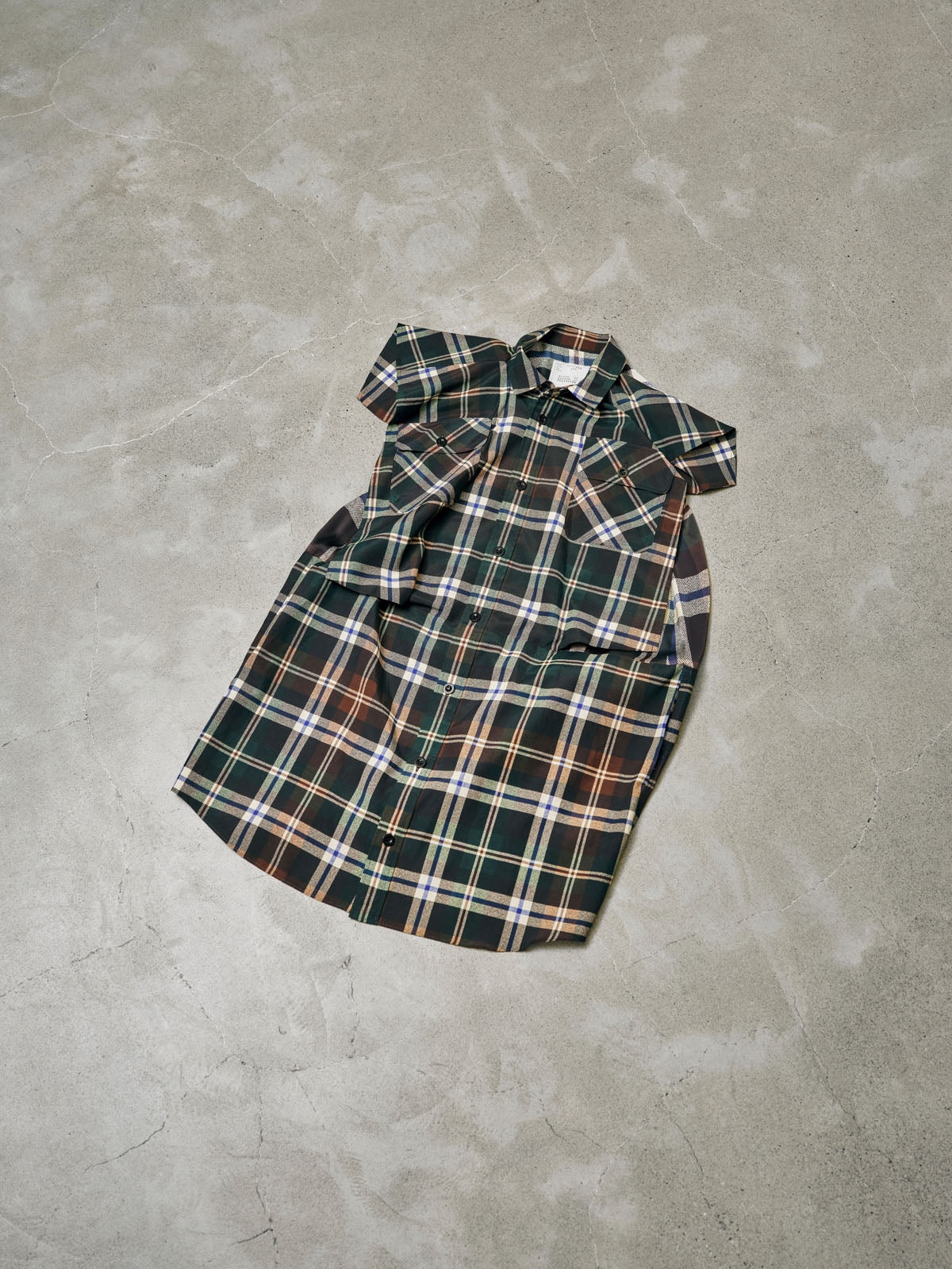 sacai Plaid Print Dress | REVERSIBLE