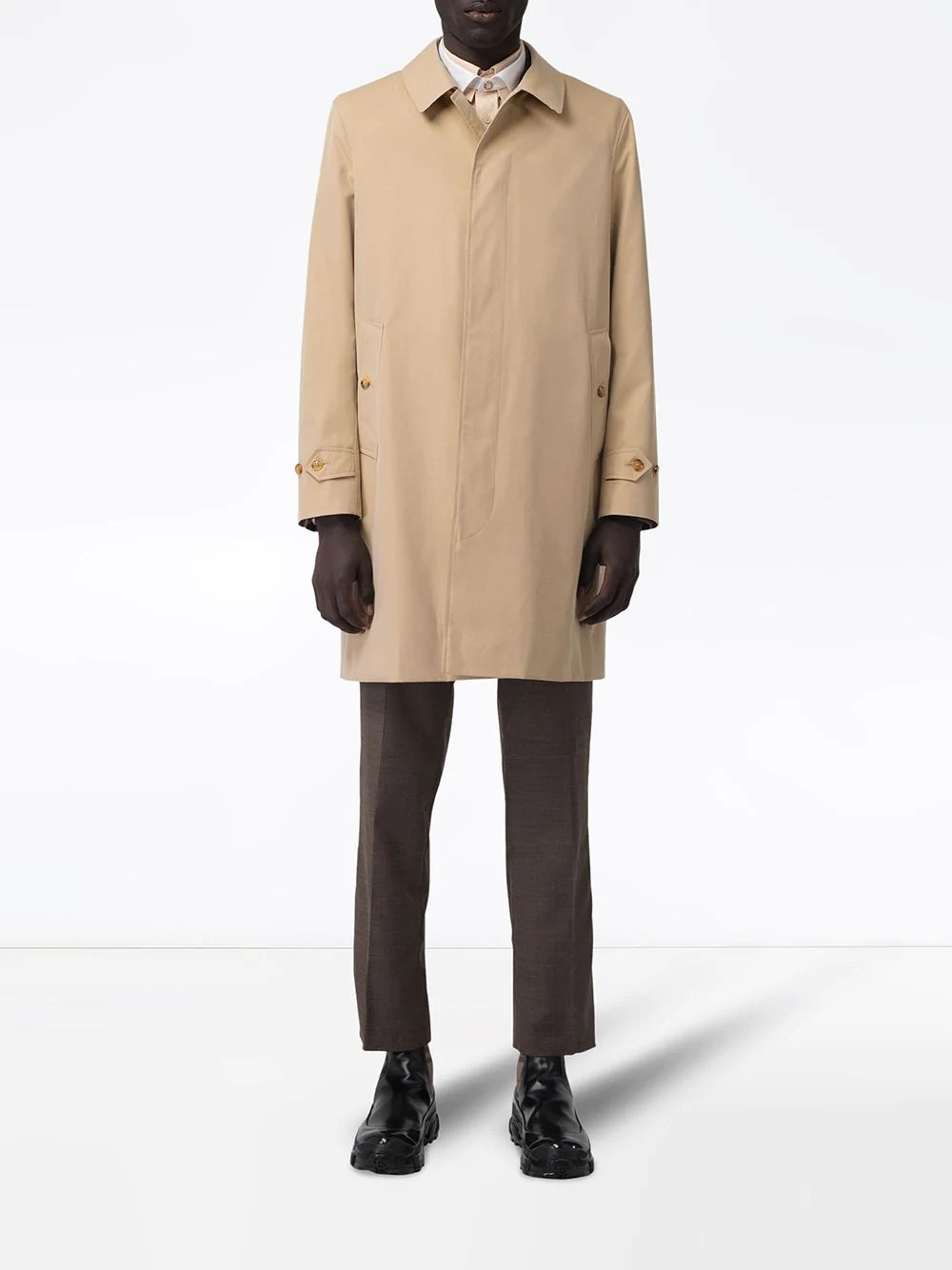 Cotton Gabardine Car Coat - 3