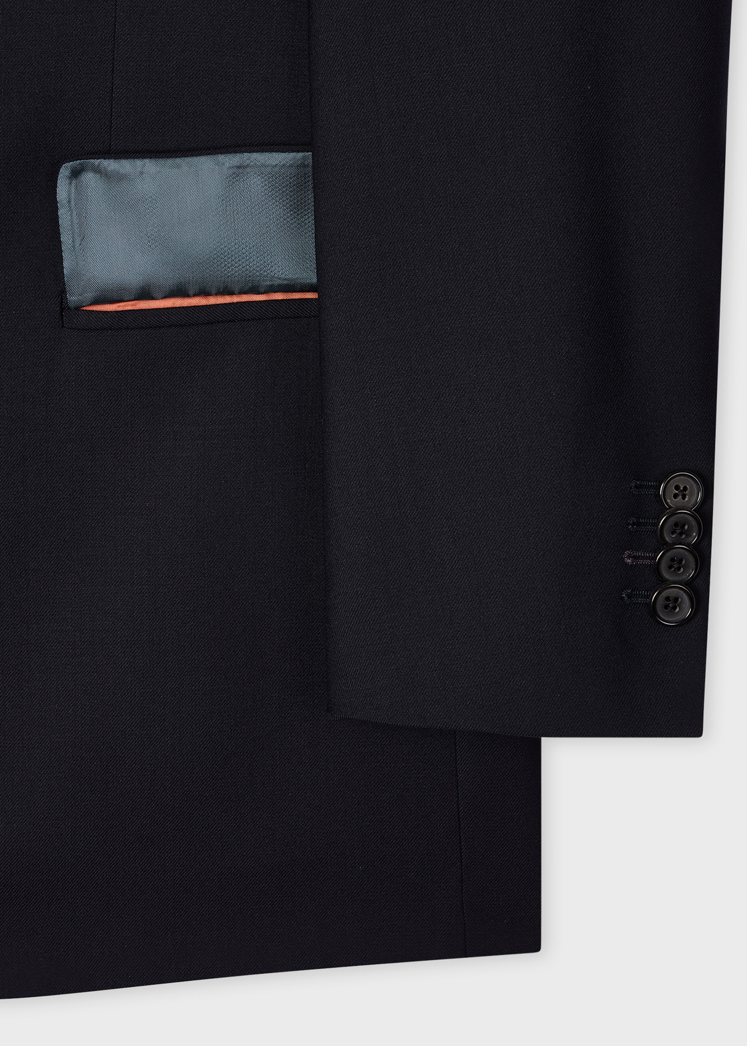 The Soho - Tailored-Fit Navy Wool 'A Suit To Travel In' Blazer - 3