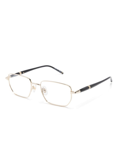 Montblanc geometric-frame glasses outlook