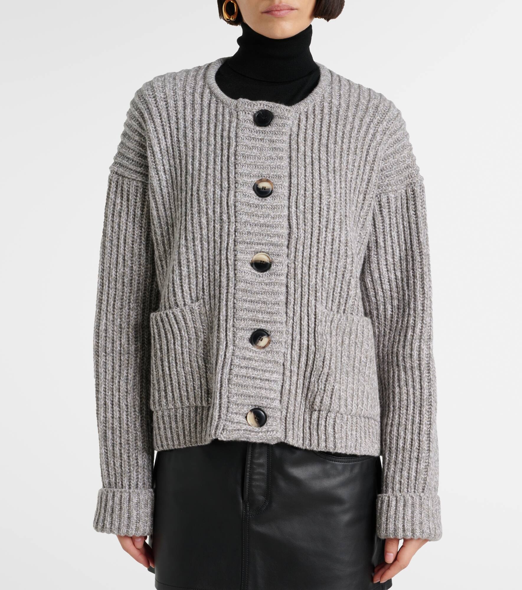 White Label Azura wool cardigan - 6