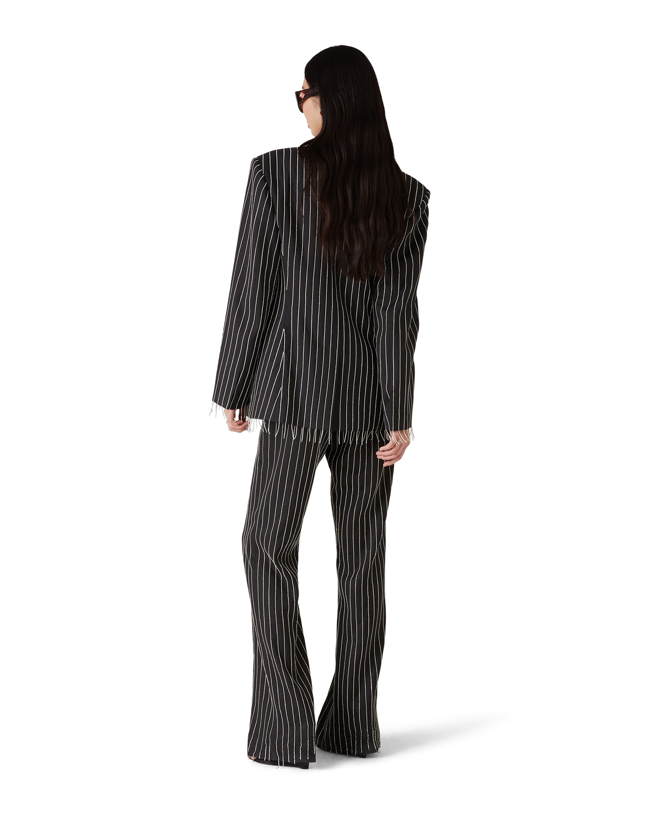 Crystal Embellished Tailored Jacket | Casablanca Paris - 3