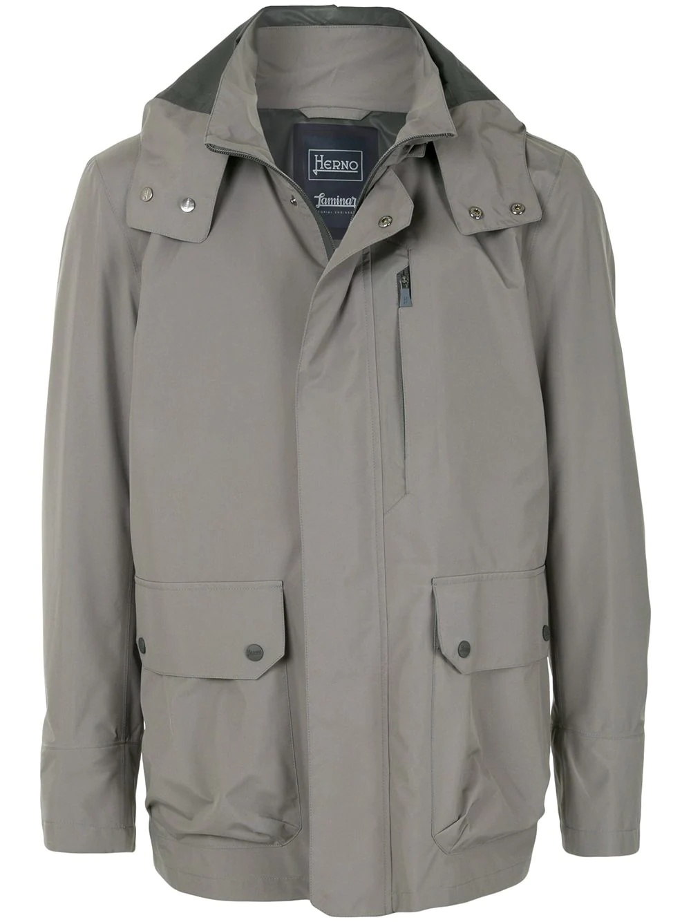 hooded pocket jacket - 1