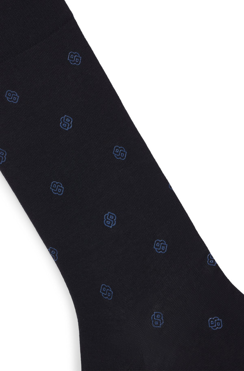 BOSS REGULAR-LENGTH SOCKS WITH DOUBLE B MONOGRAMS outlook