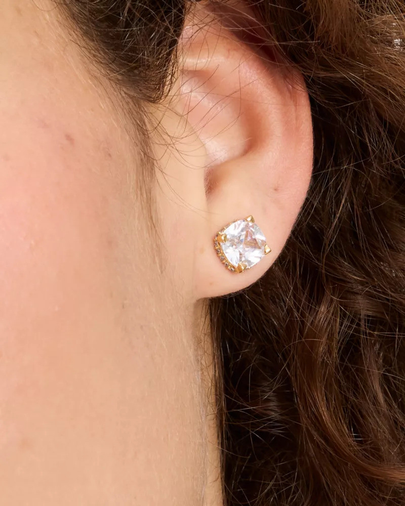 kate spade Little Luxuries 8mm Square Studs outlook