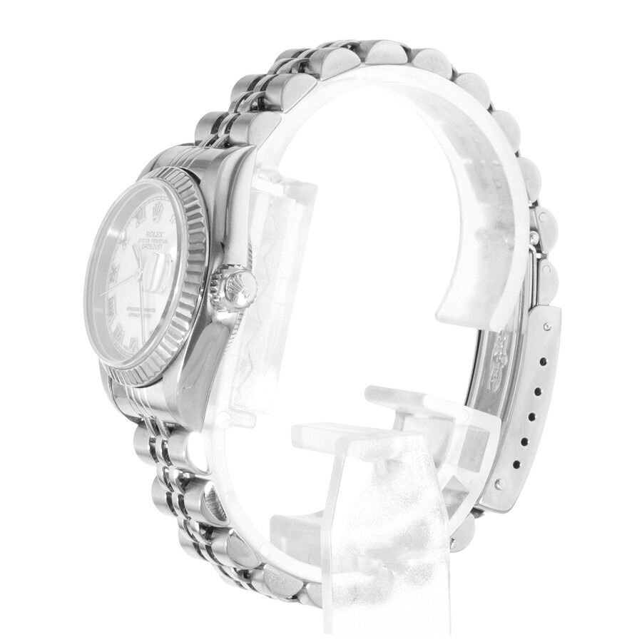 Pre-owned Rolex Datejust 26 Automatic Chronometer White Dial Ladies Watch 69174 WRJ - 6