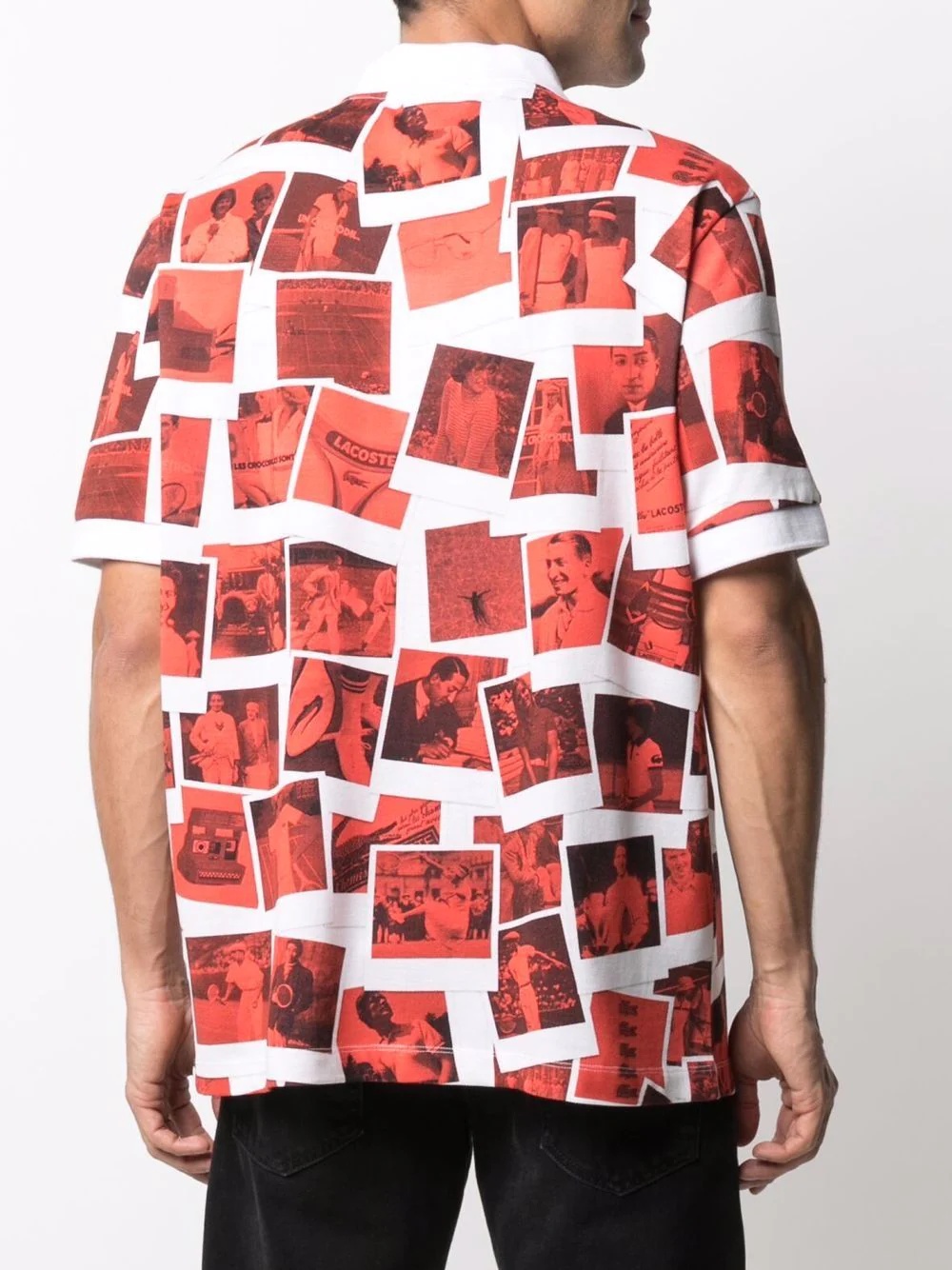 x Polaroïd photograph-print polo shirt - 4