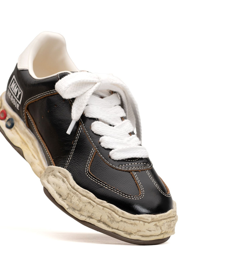 "HERBIE" OG Sole Wrinkled Leather Low-top Sneaker 19