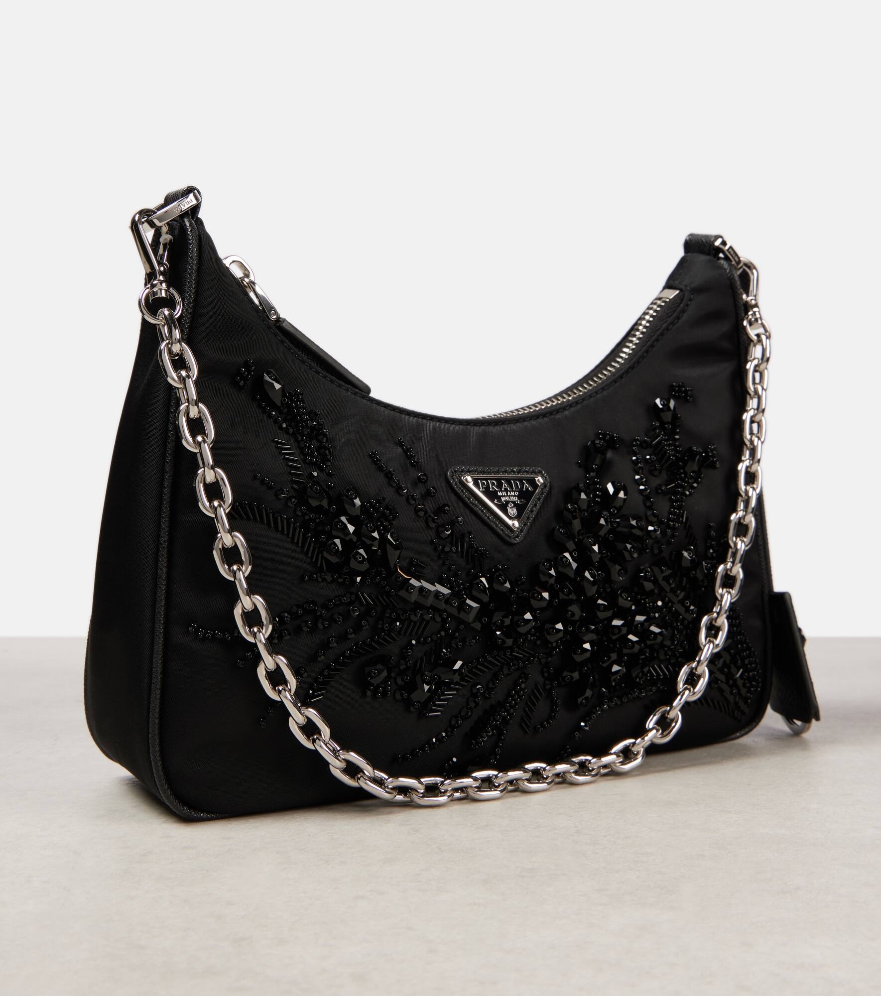 Re-Edition embellished shoulder bag - 6
