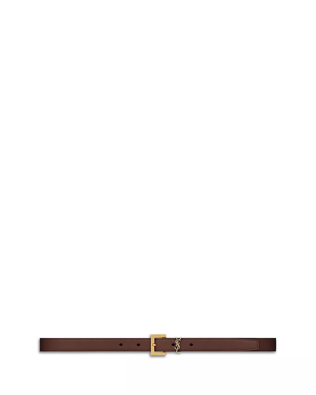 Cassandre Thin Belt in Smooth Leather - 5