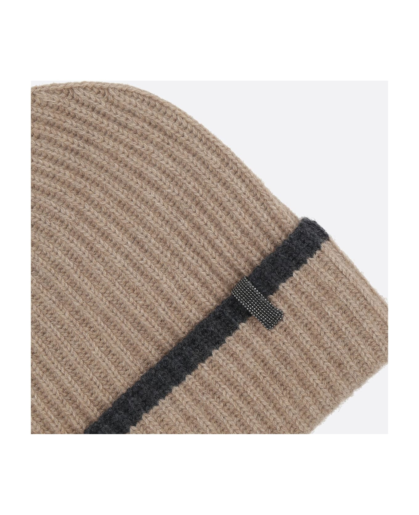 Cashmere Beanie With Monile - 3