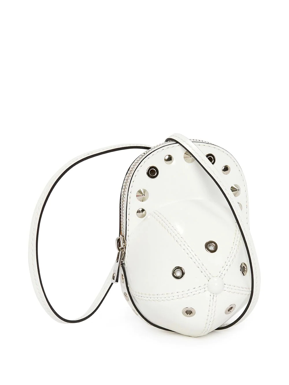 Cap stud-embellished crossbody bag - 3