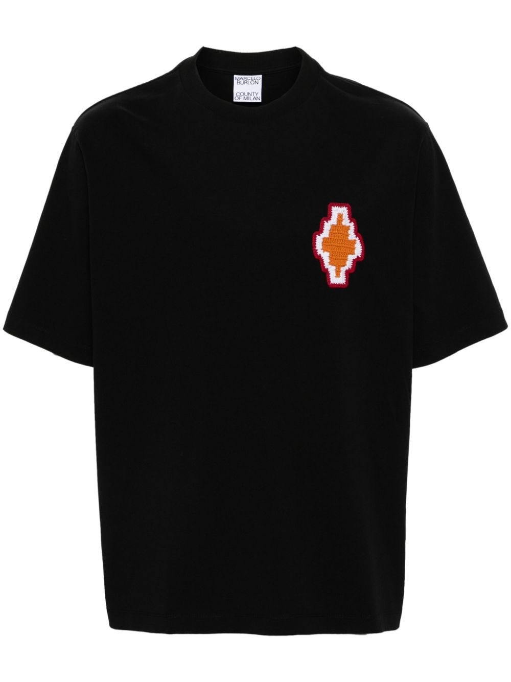 Macrame Cross cotton T-shirt - 1