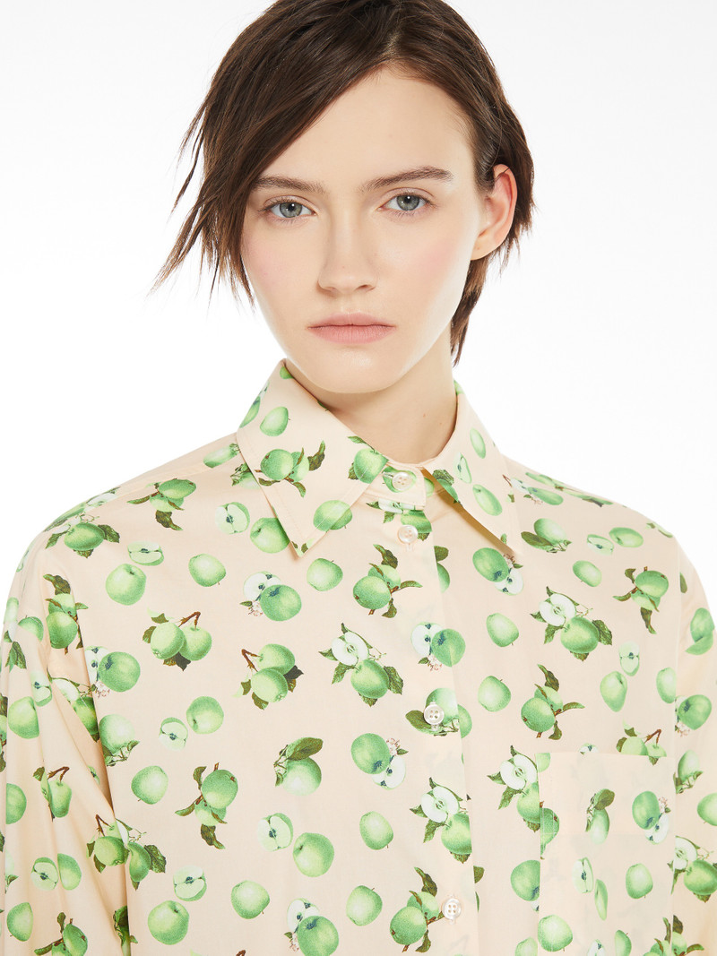BOERO Printed poplin shirt dress 5