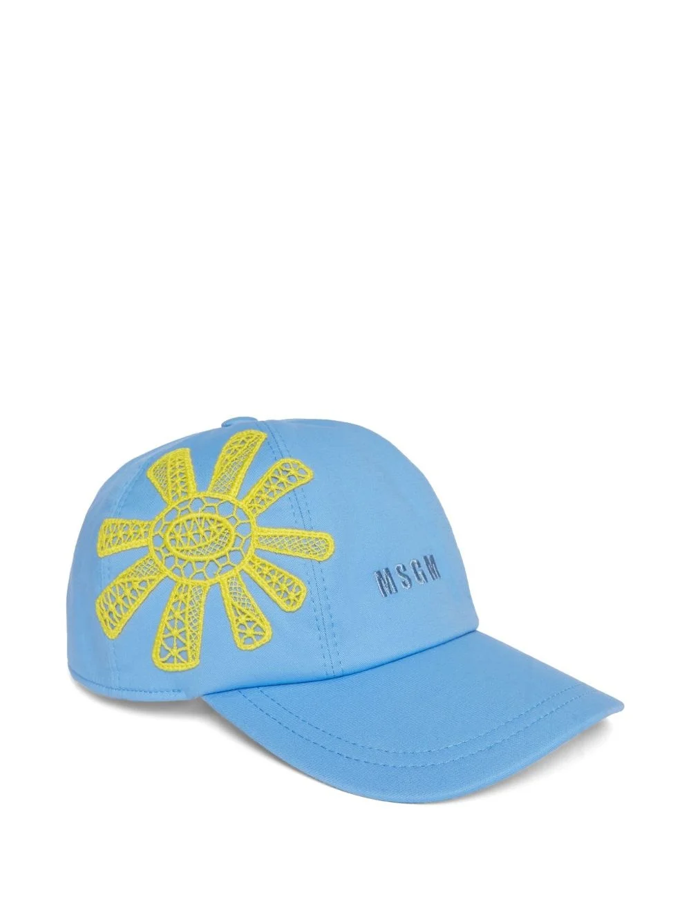 embroidered cap - 1