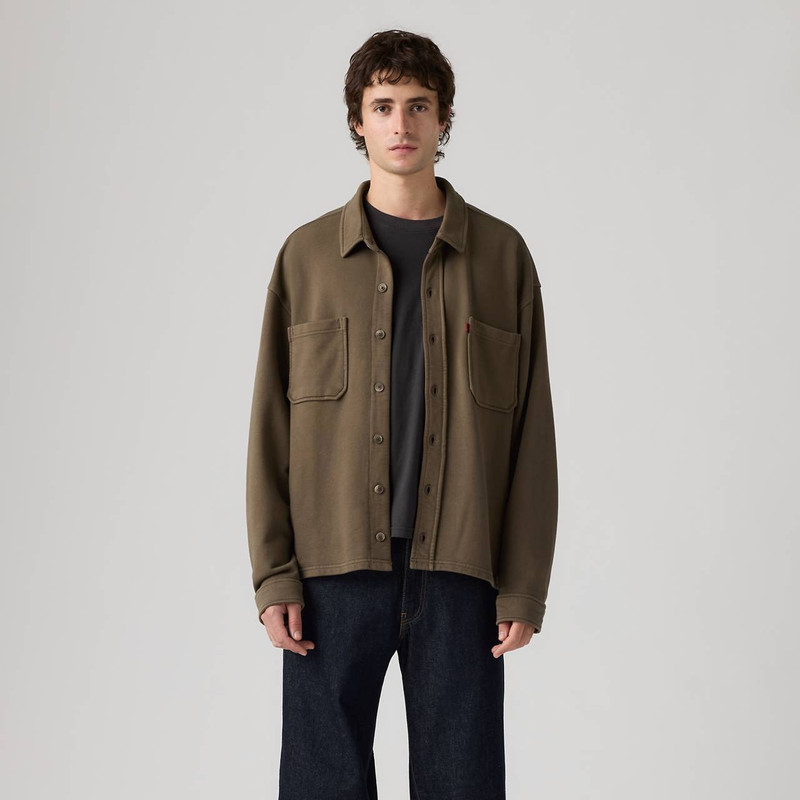 BOXY KNIT WORKER SWEATSHIRT 3