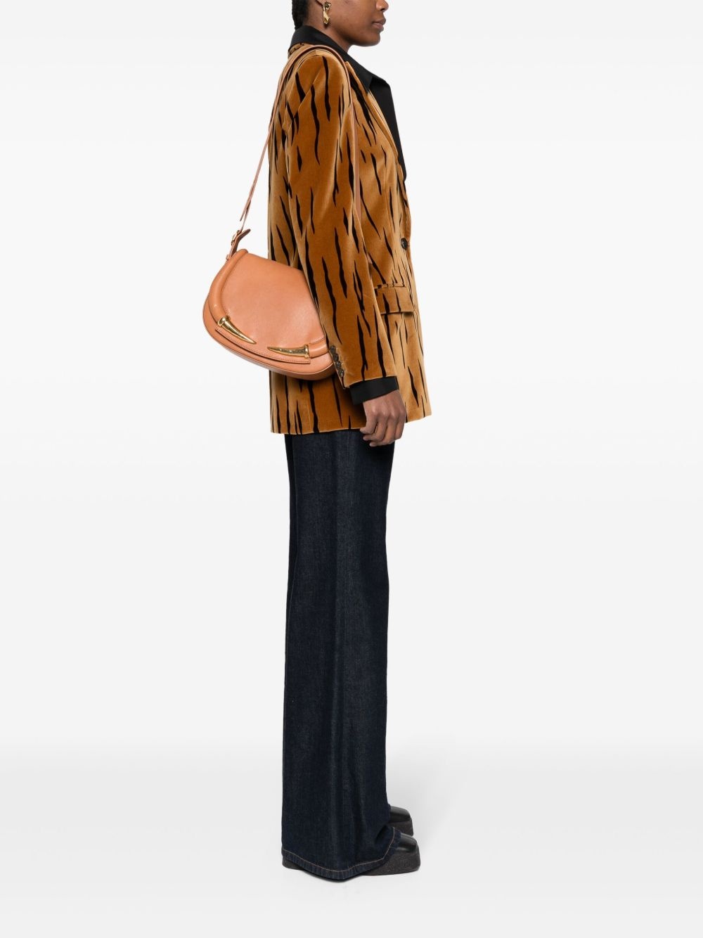 small Fang leather shoulder bag - 2