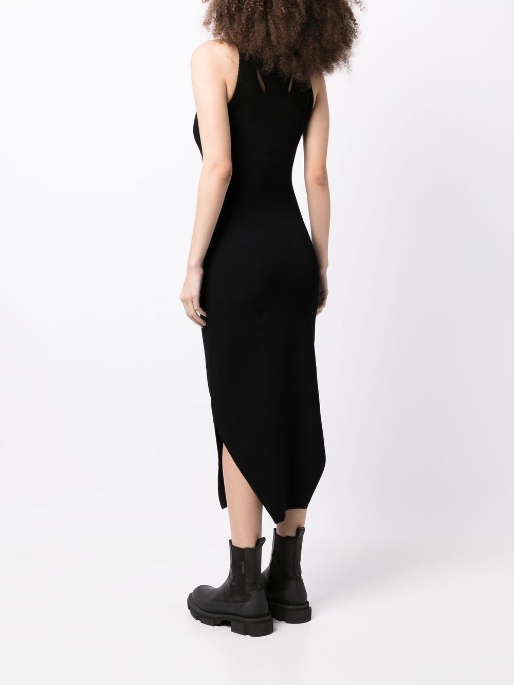 cut-out detail midi dress - 4