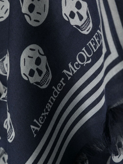Alexander McQueen skull print scarf outlook