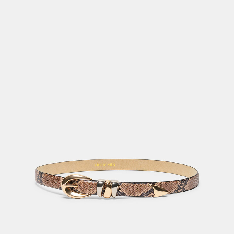 MIXED METAL BUCKLE BELT SNAKE 1