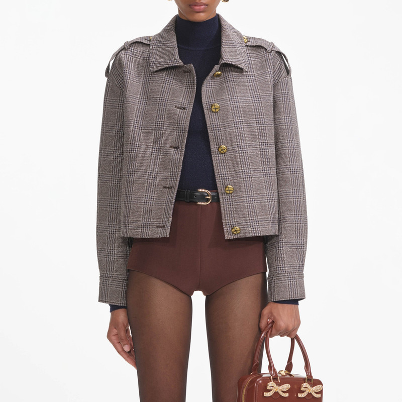 Brown Check Jacket 4