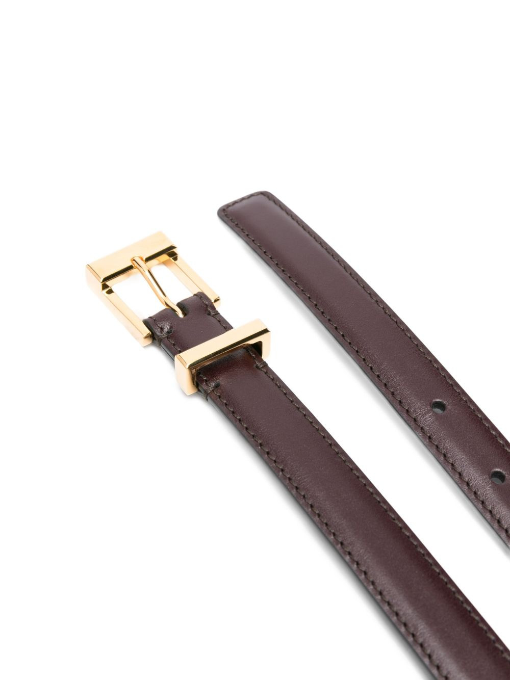 leather buckle belt - 2