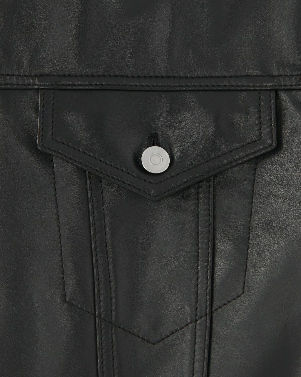 LEATHER TRUCKER JACKET - 6
