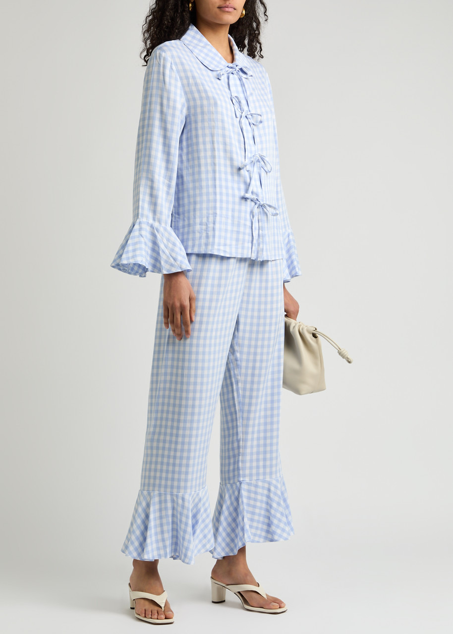 Sleeper Nebula Checked Twill Pyjama set - 4