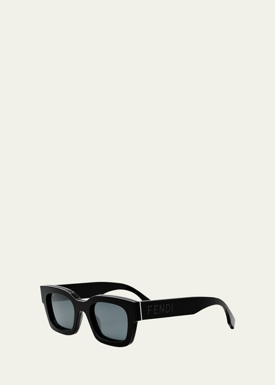 FENDI Signature Acetate Cat-Eye Sunglasses outlook