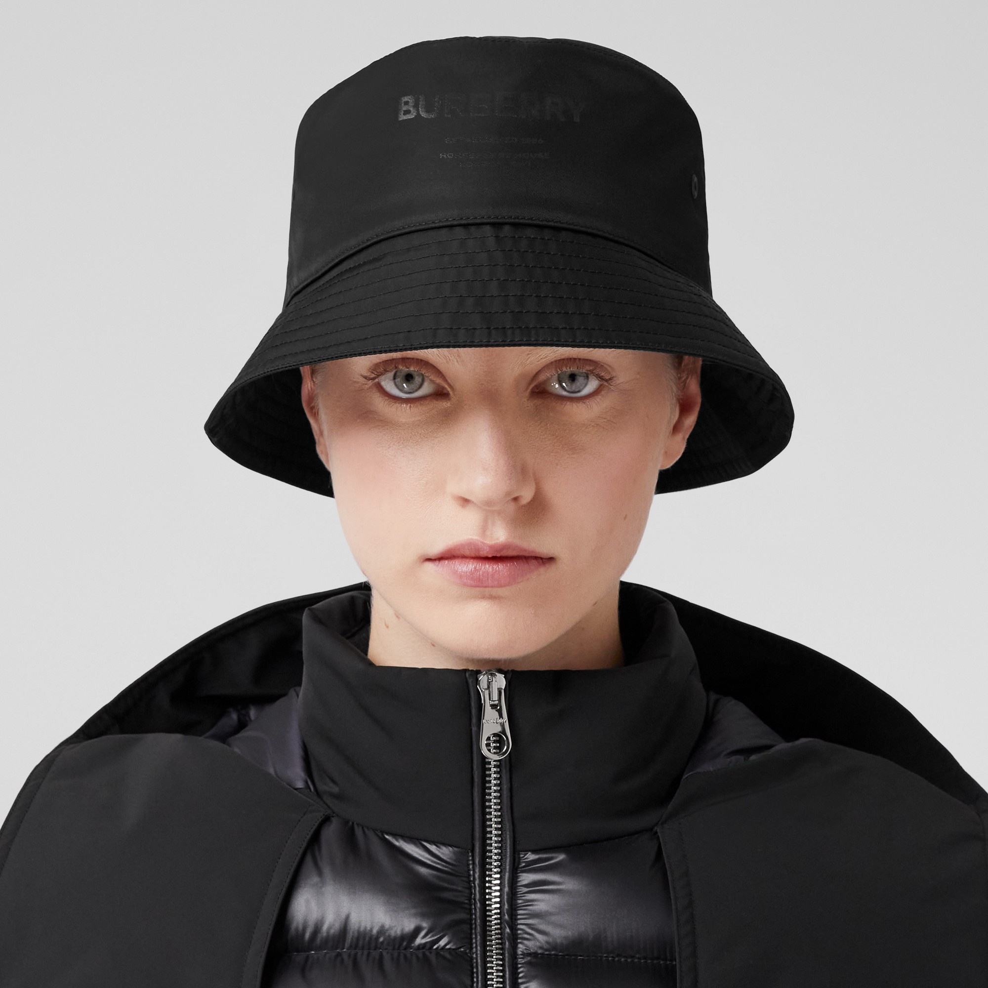 Horseferry Print Nylon Bucket Hat - 2