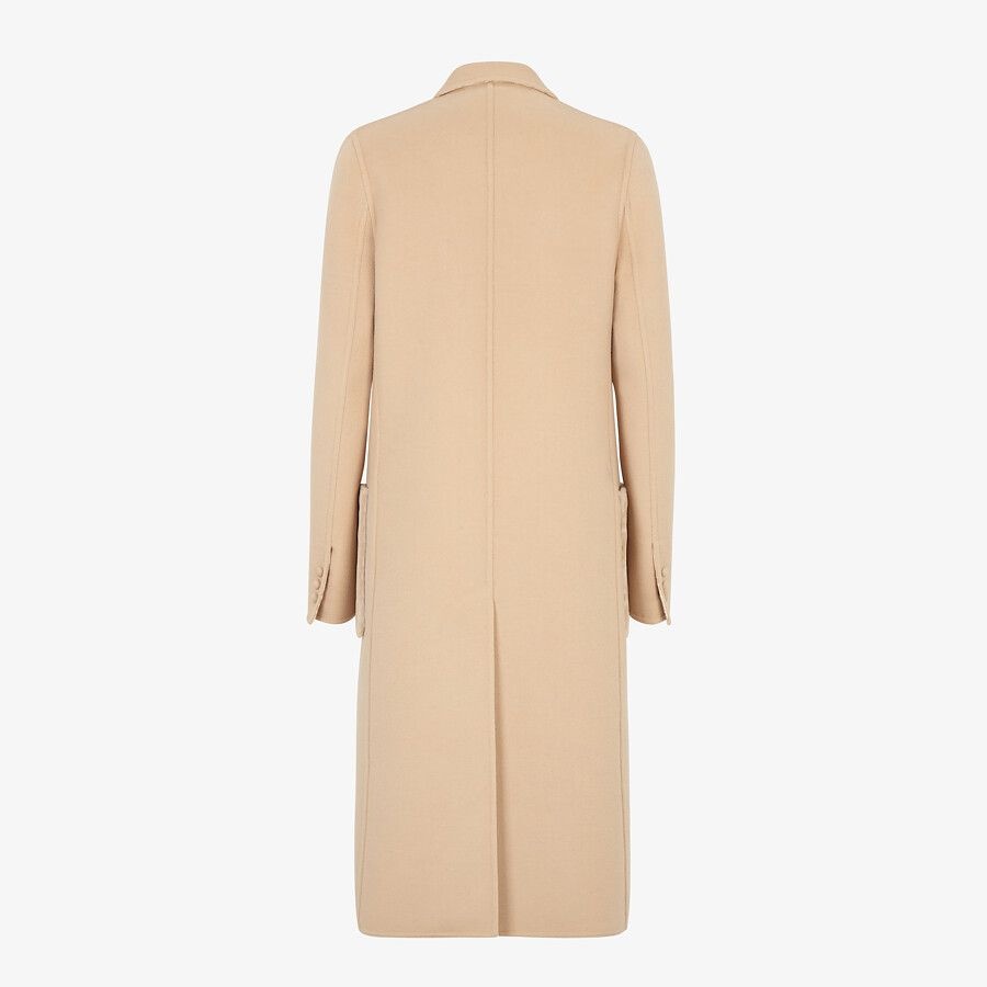 Beige double-sided wool coat - 2