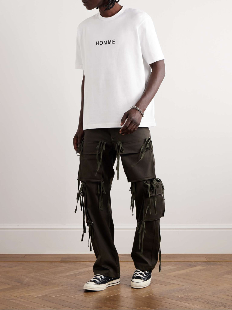 Comme des Garçons Homme Logo-Print Cotton-Jersey T-Shirt outlook