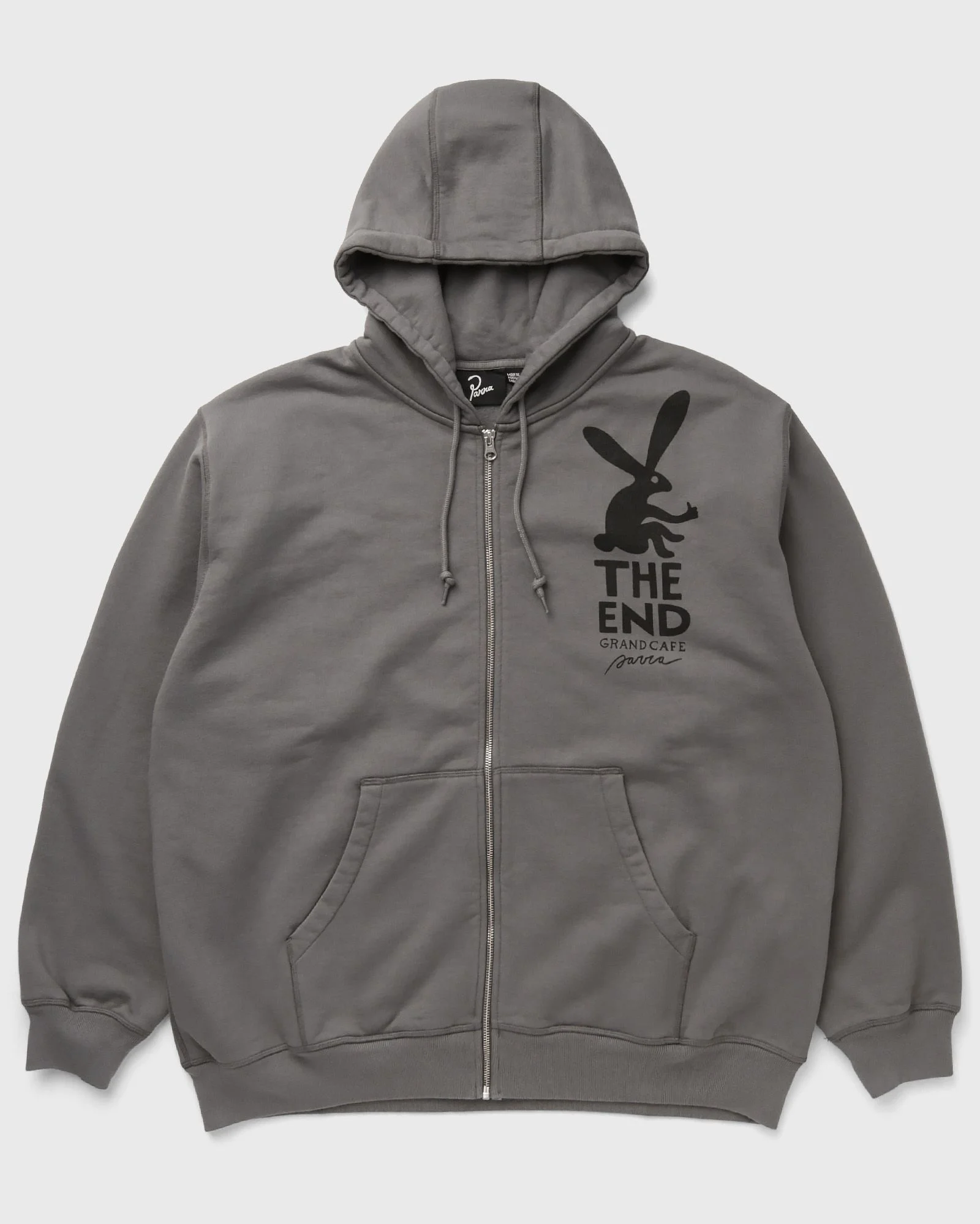END THE BUNNY ZIP HOODED SWEATSHIRT - 1