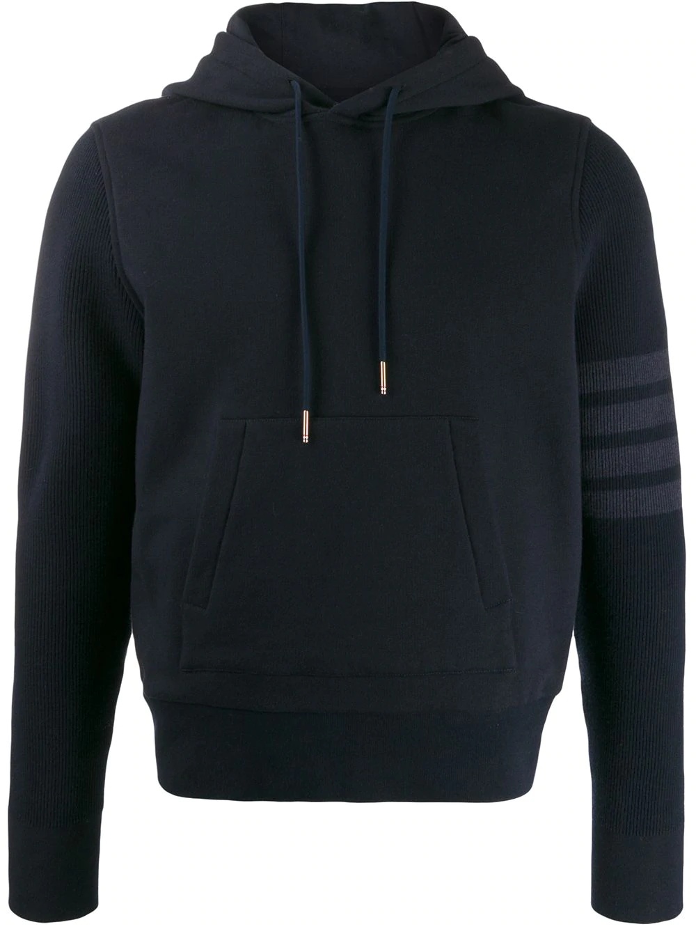 4-Bar loopback hoodie - 1