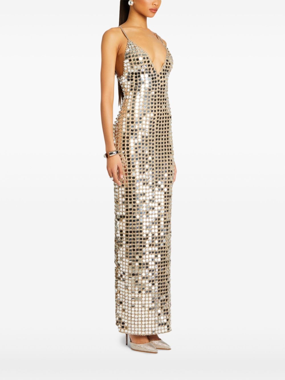 Perri handmade-embellishments long dress - 3