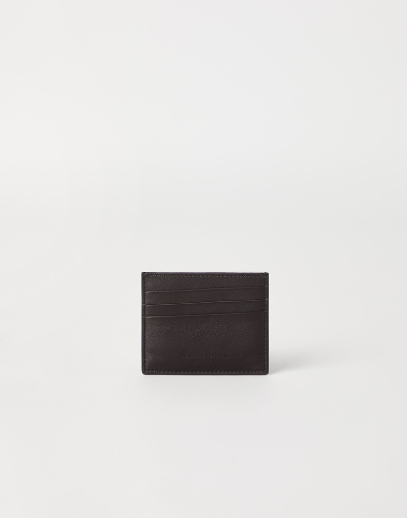 Brunello Cucinelli Smooth calfskin card holder outlook