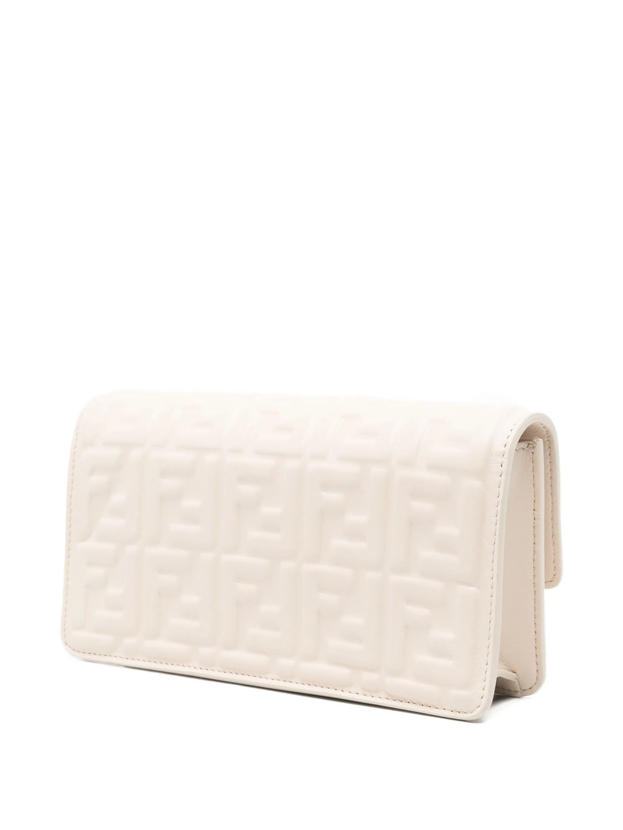 Baguette logo-plaque quilted clutch bag - 3