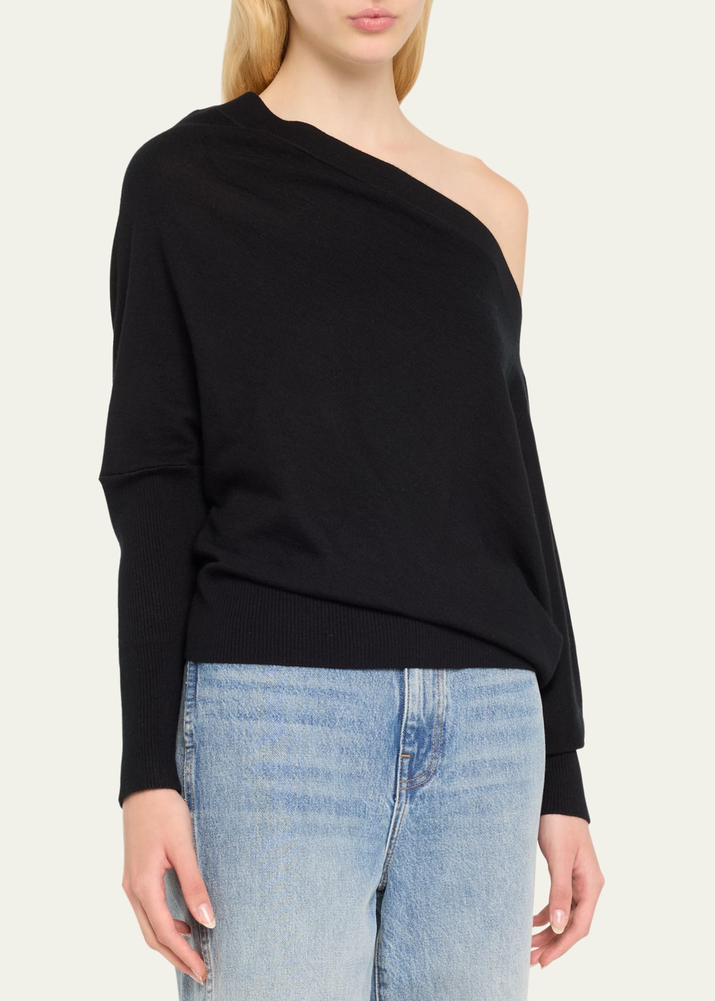 Grainge Cashmere Off-Shoulder Sweater - 4